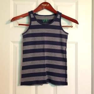 Gap Striped Tank, Girls Size L, Blue/White